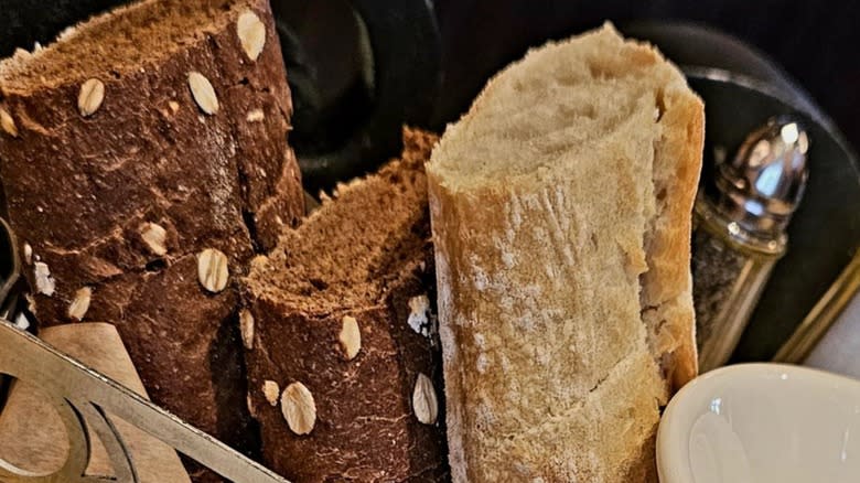 The Cheesecake Factory bread basket