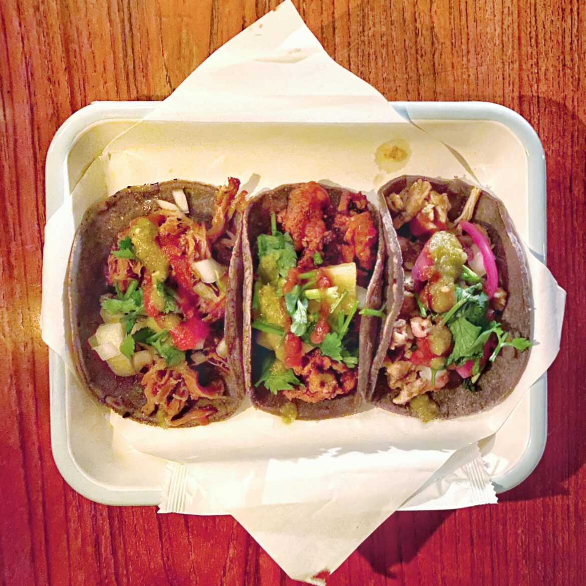 Trio of Tacos in Tokyo