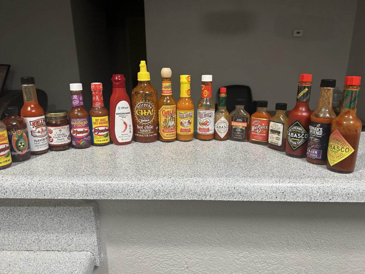 Hot sauce audit lol seeing what I can add!