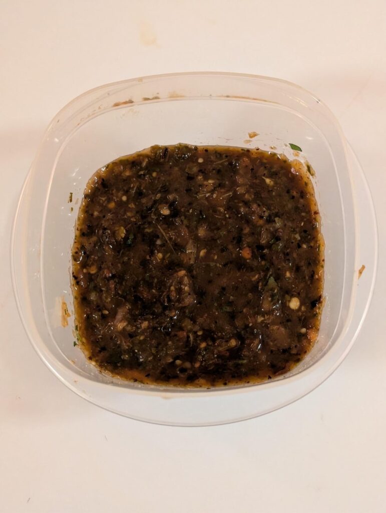 My roasted salsa negra My roasted salsa negra