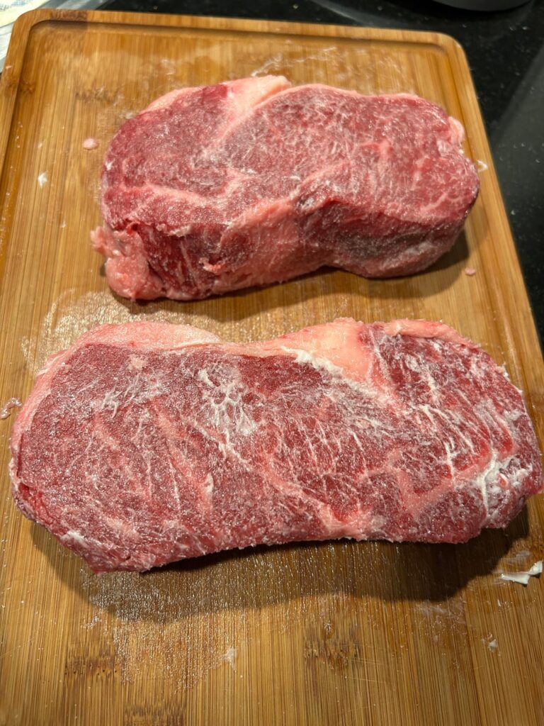 Smoked American Waygu ribeye. Seared on a cast iron to finish