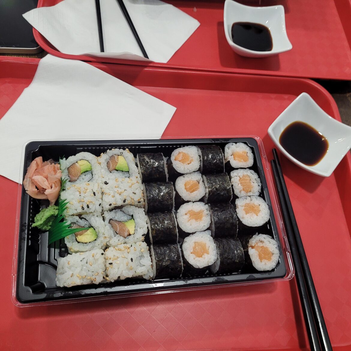 8.60$ at the restaurant near my university