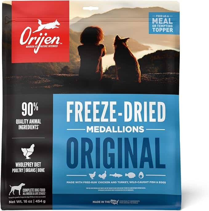 ORIJEN Grain Free High Protein Freeze Dried Dog Food