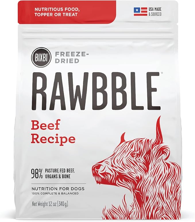 BIXBI Rawbble Freeze Dried Dog Food