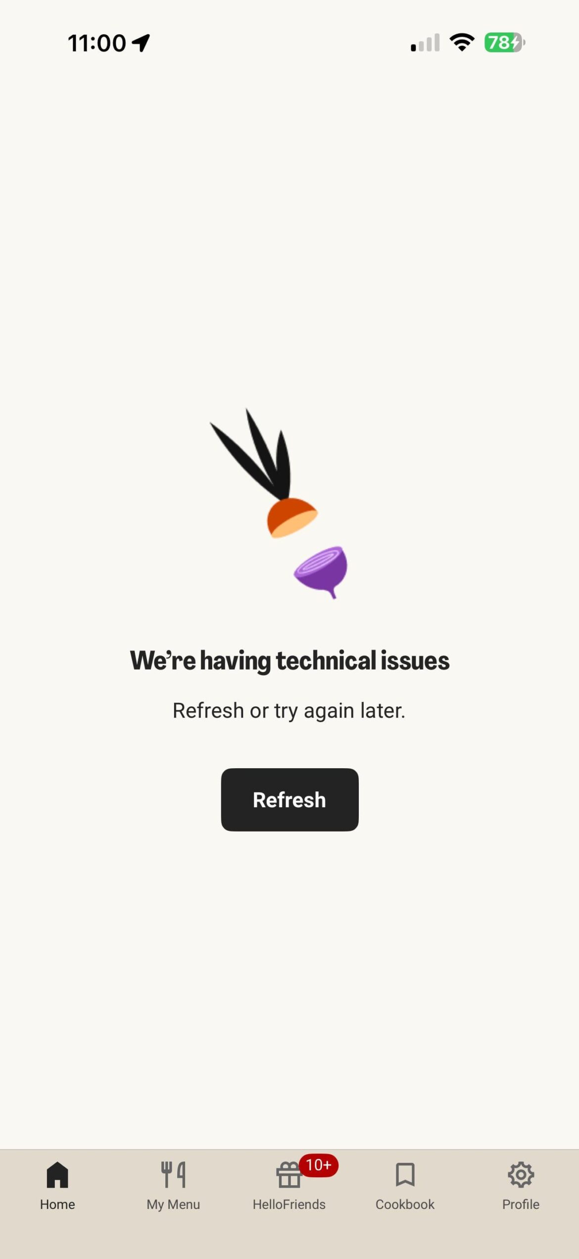 App not working