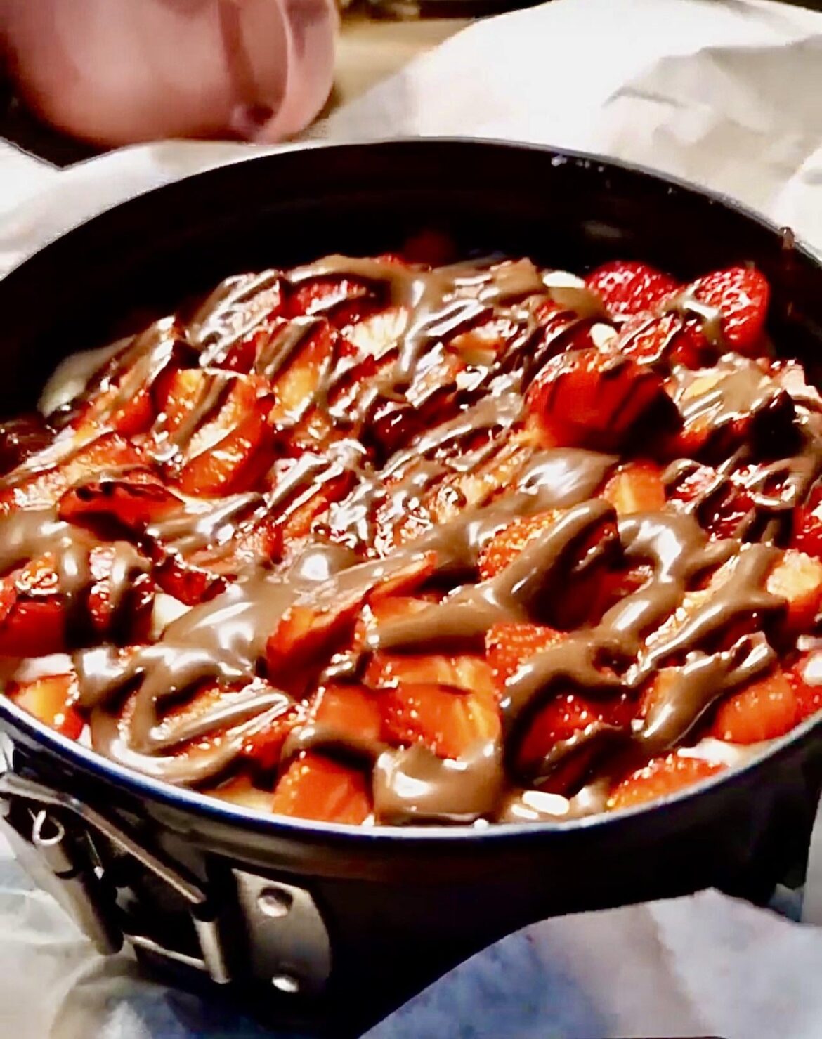 semolina-strawberry cake🍓🍰🍰