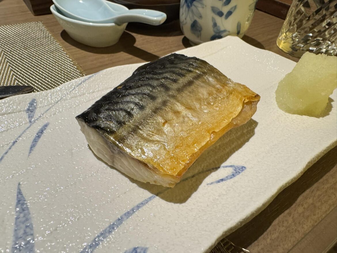 Part of a breakfast meal in Hakone