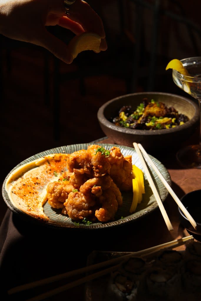 Double Knot is a seductive new restaurant across from Rockefeller Center. Jordan Harris