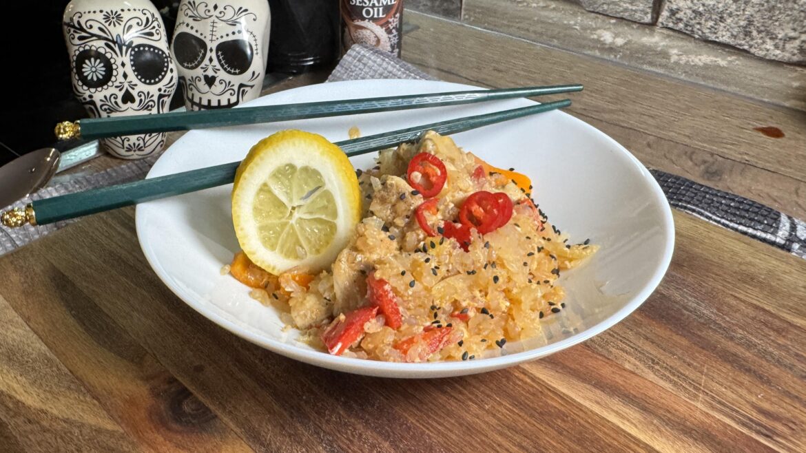 Asia Pfanne mit Konjak-Reis