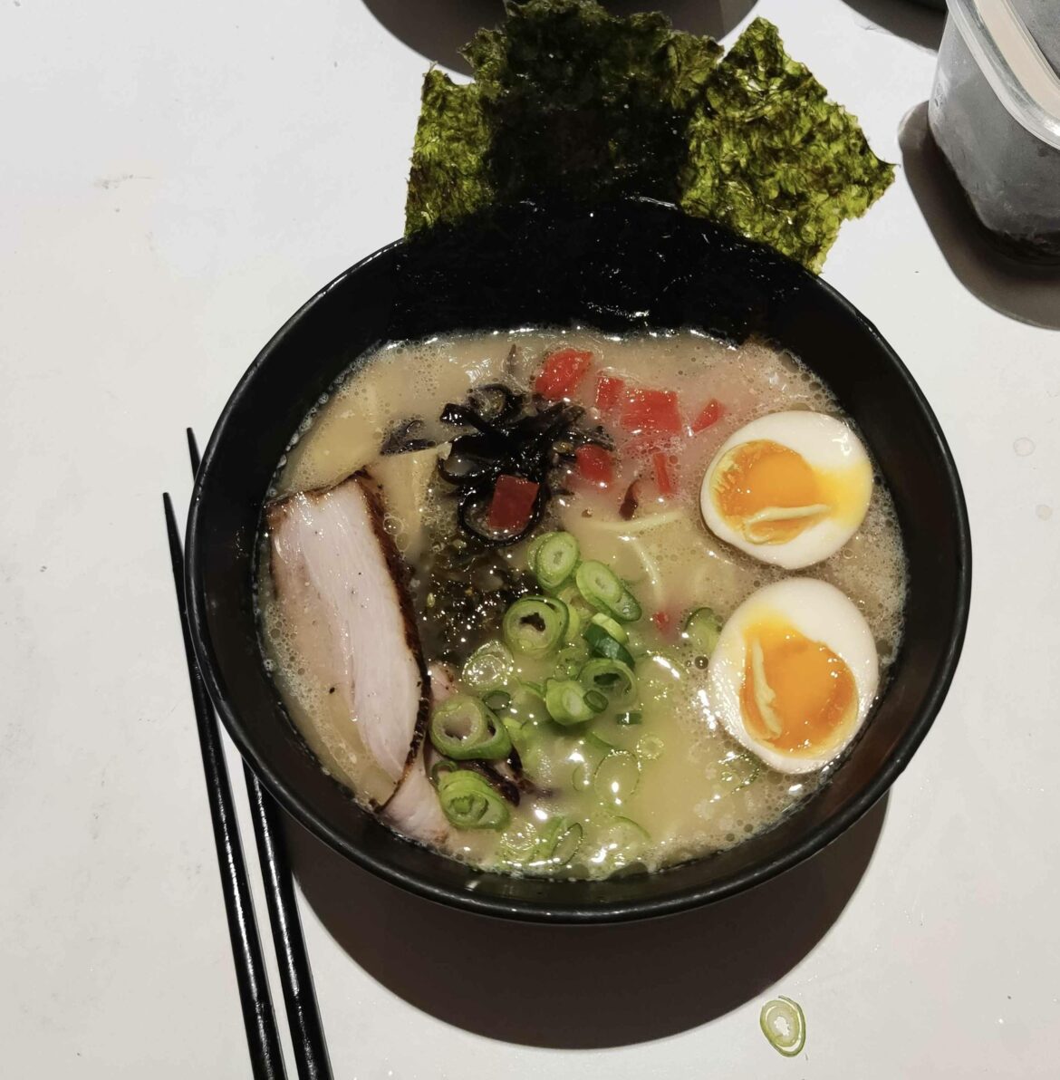 Tonkotsu with Kurobuta pork.