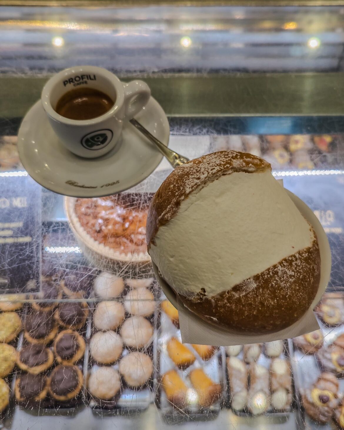 When in Rome... A maritozzo with the right amount of whipped cream