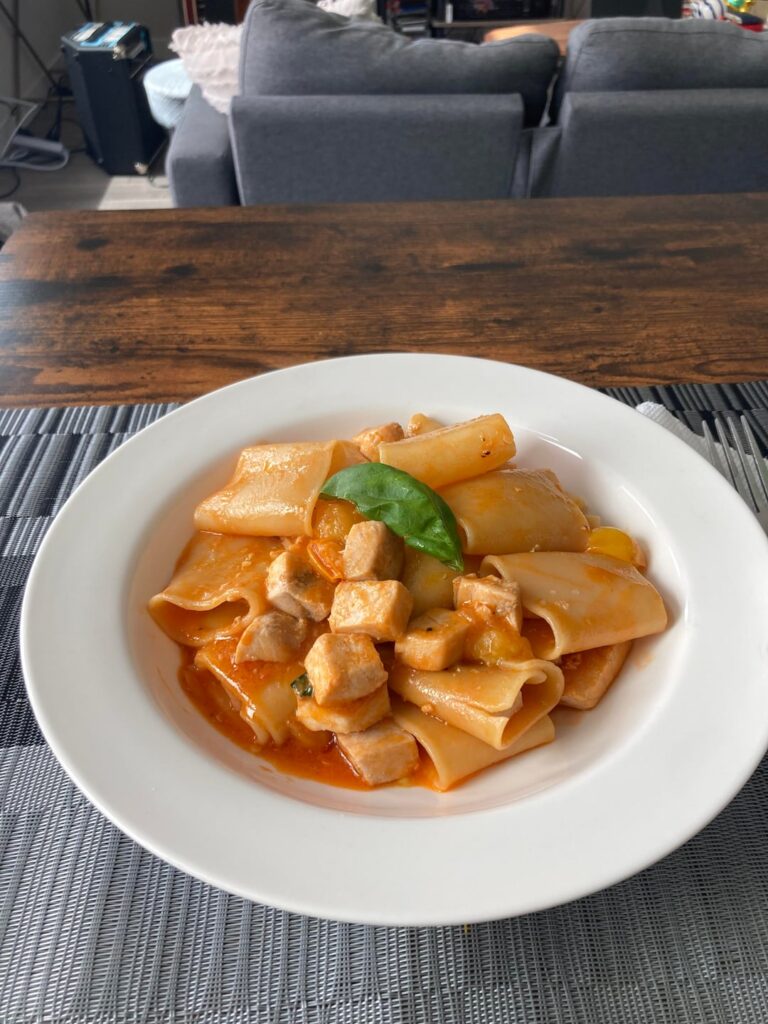 Swordfish + paccheri