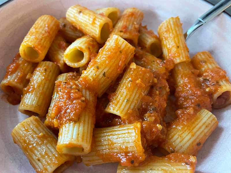 Pasta with Sauz Miso Marinara