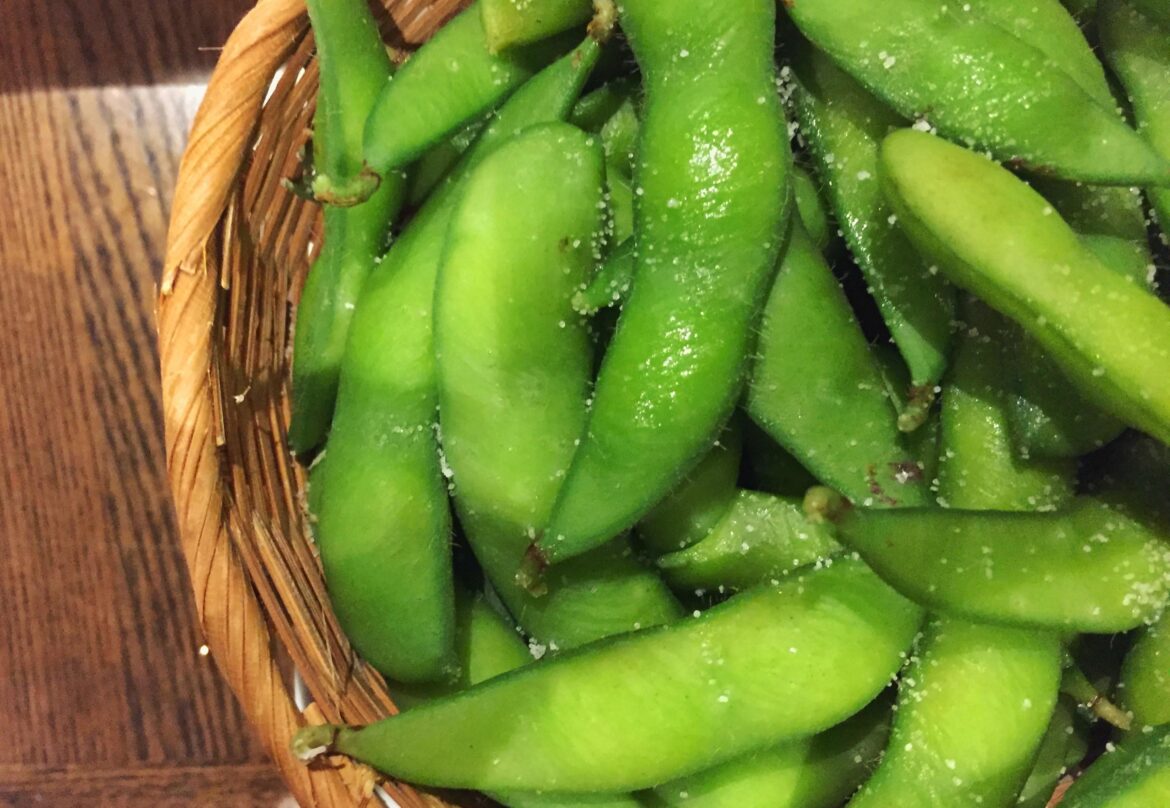 The perfect snack, edamame!