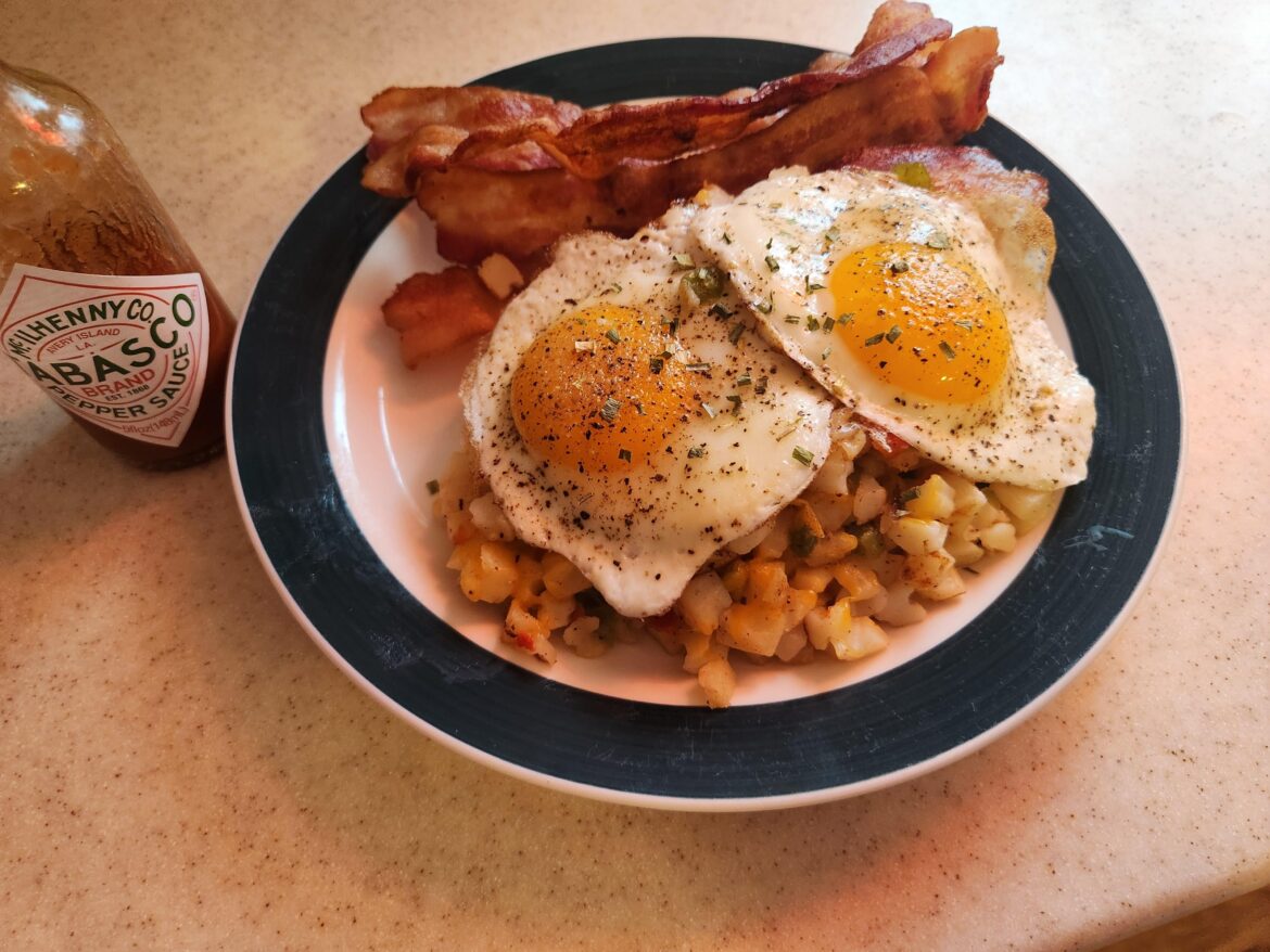 Tonight's dinner is breakfast!