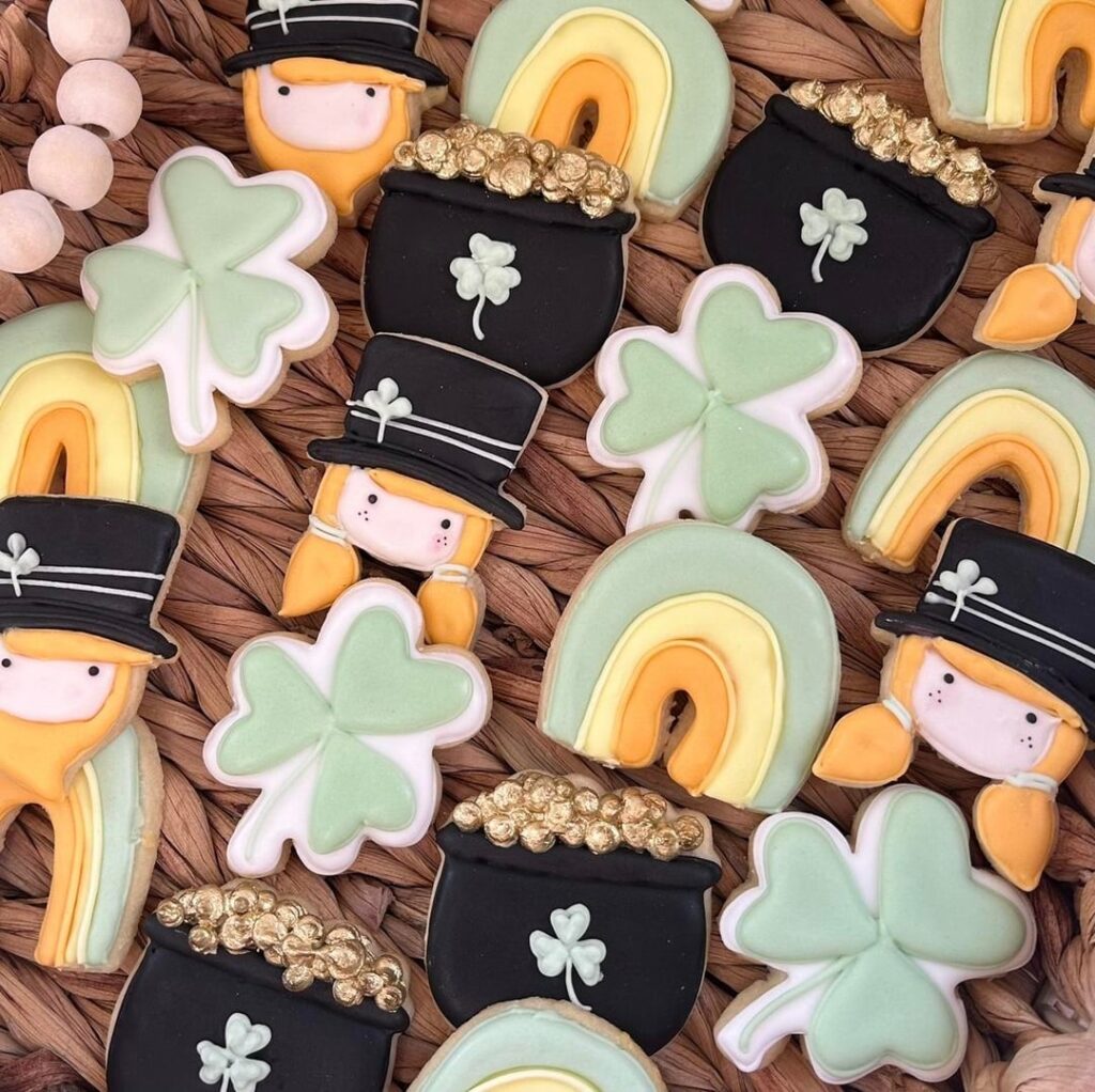 St Patrick’s cookies