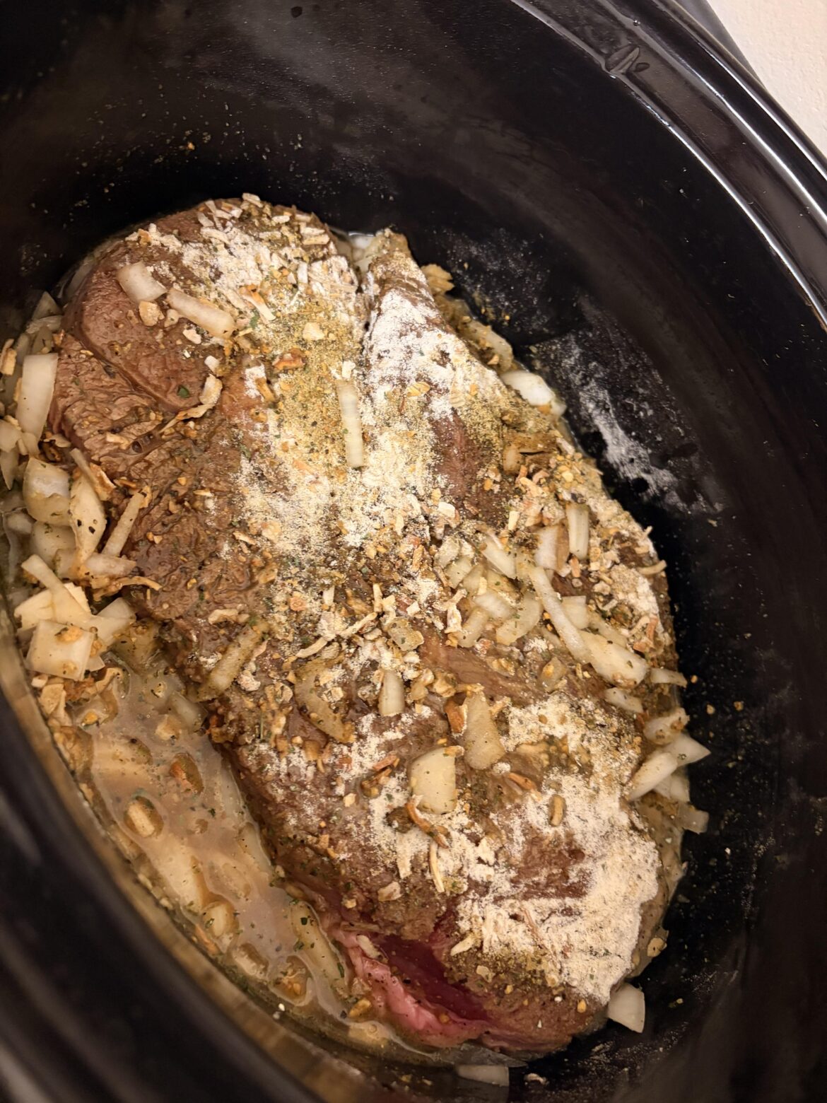 Cold rainy day today, so I decided to throw in a pot roast