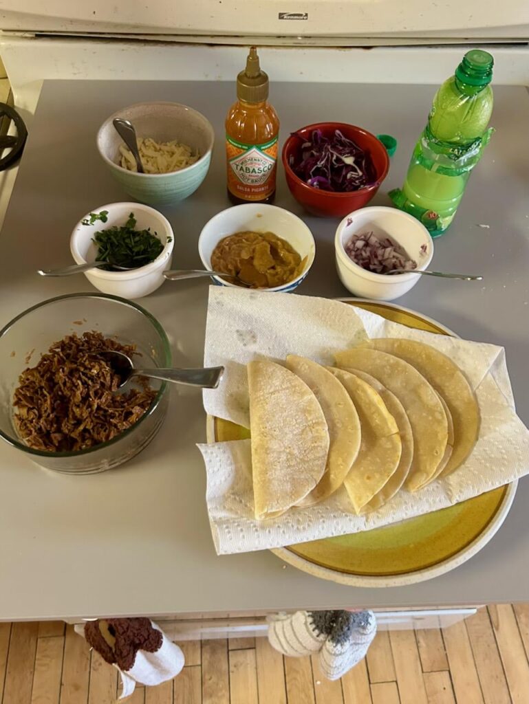 sometimes i go a little overboard making street tacos...for one