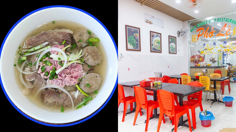 Phở Lệ (District 5), a Bib Gourmand establishment in The MICHELIN Guide Vietnam 2025 edition. © The MICHELIN Guide
