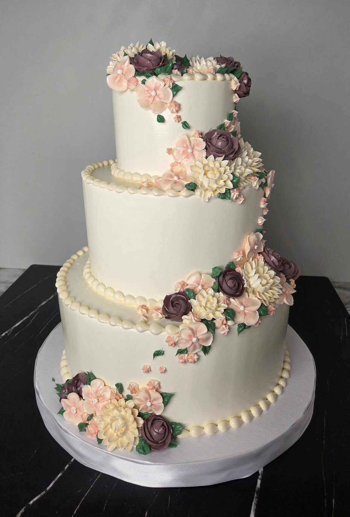 Buttercream Flower Cascade