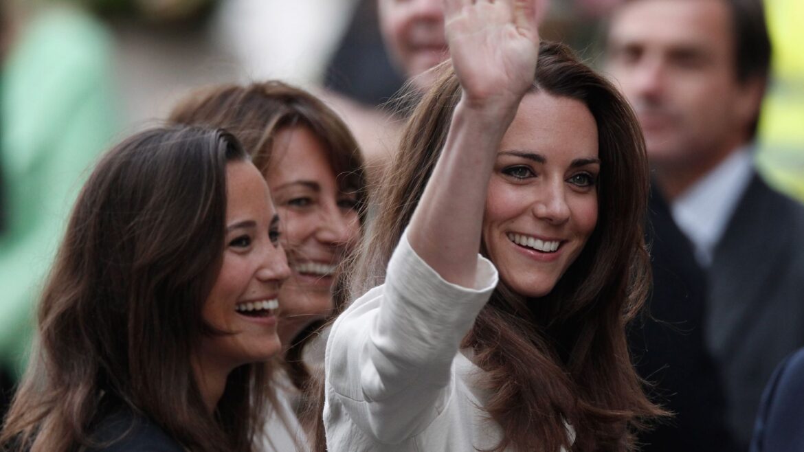Princess Kate with Carole and Pippa Middleton
