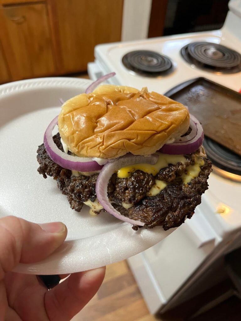 Double smash, side of bun