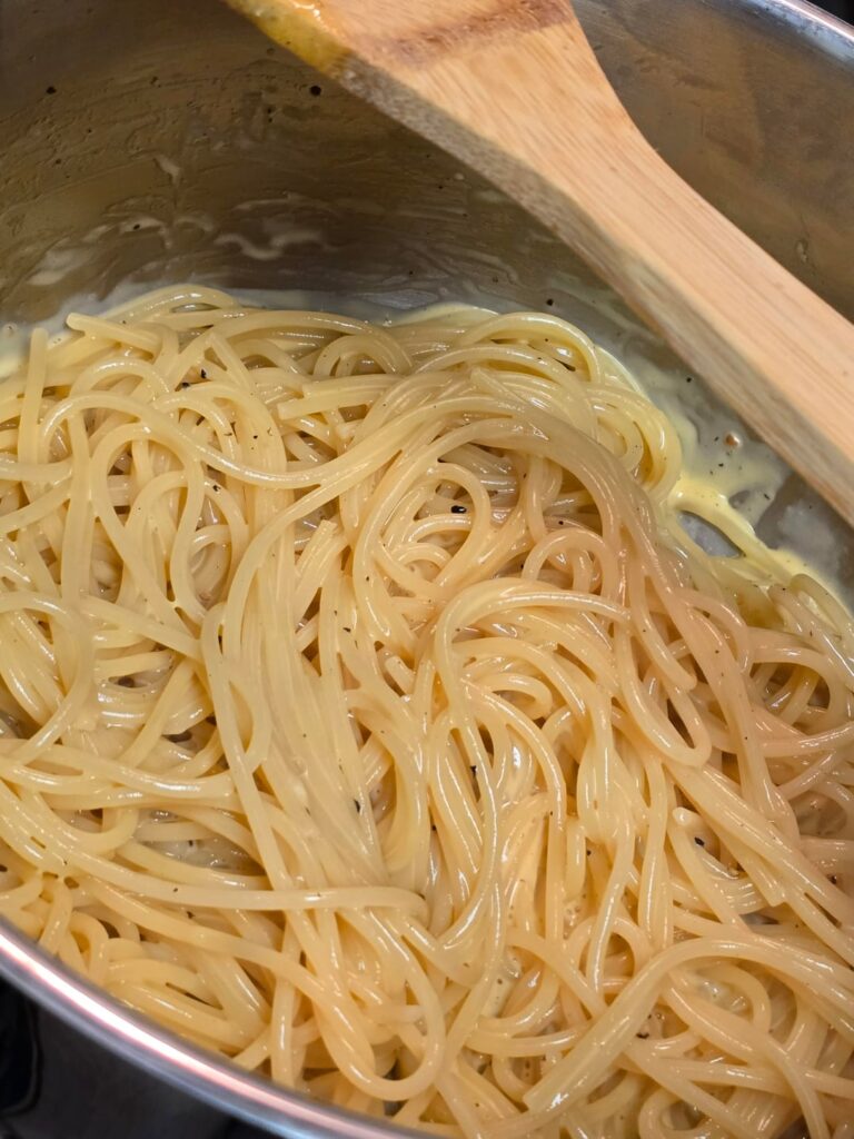 How looks my Carbonara?