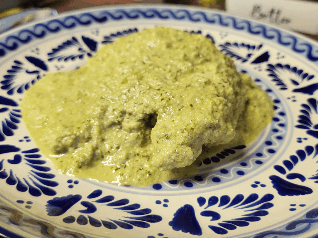 Un platito de pipian despues de trabajar todo el dia...que rico!