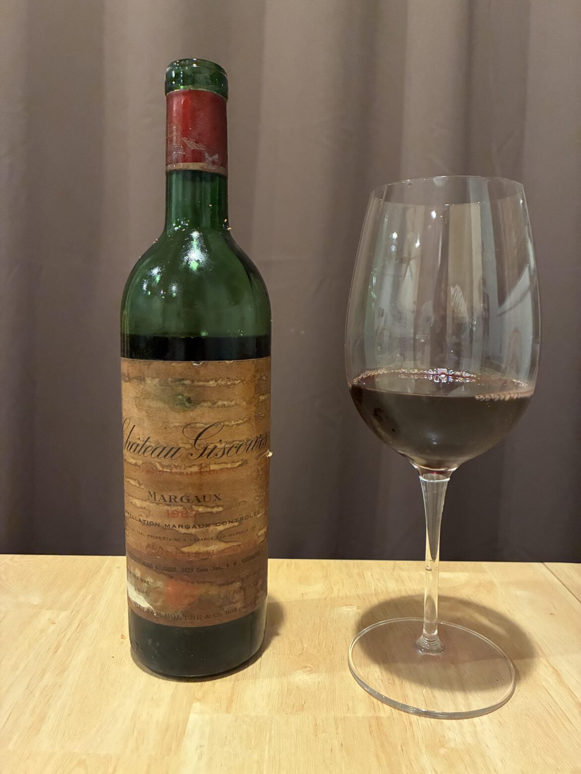 Monday Night Bordeaux: 1967 Chateau Giscours