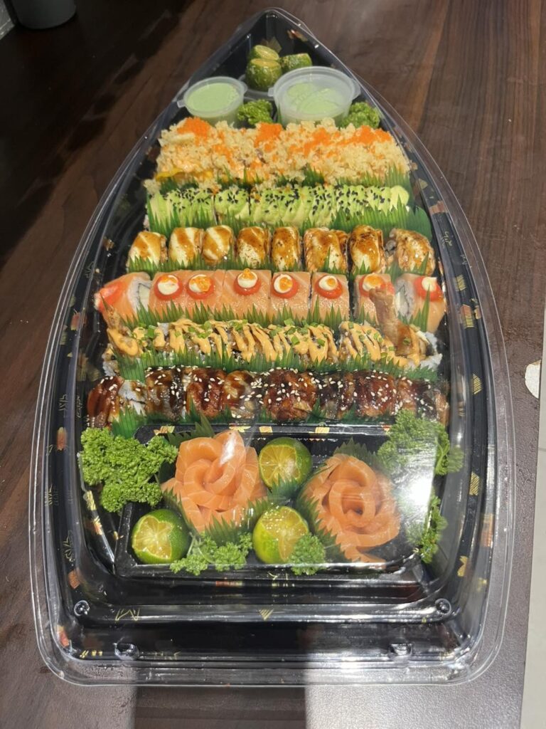 Celebrating a promotion with sushi🍣