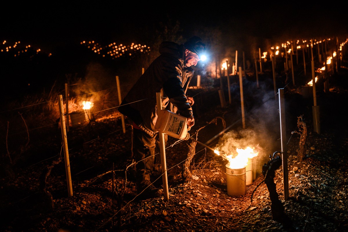 One of the special anti frost candles.