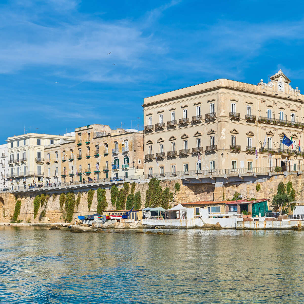 Beautiful Waterfront Buildings In Taranto, Italy