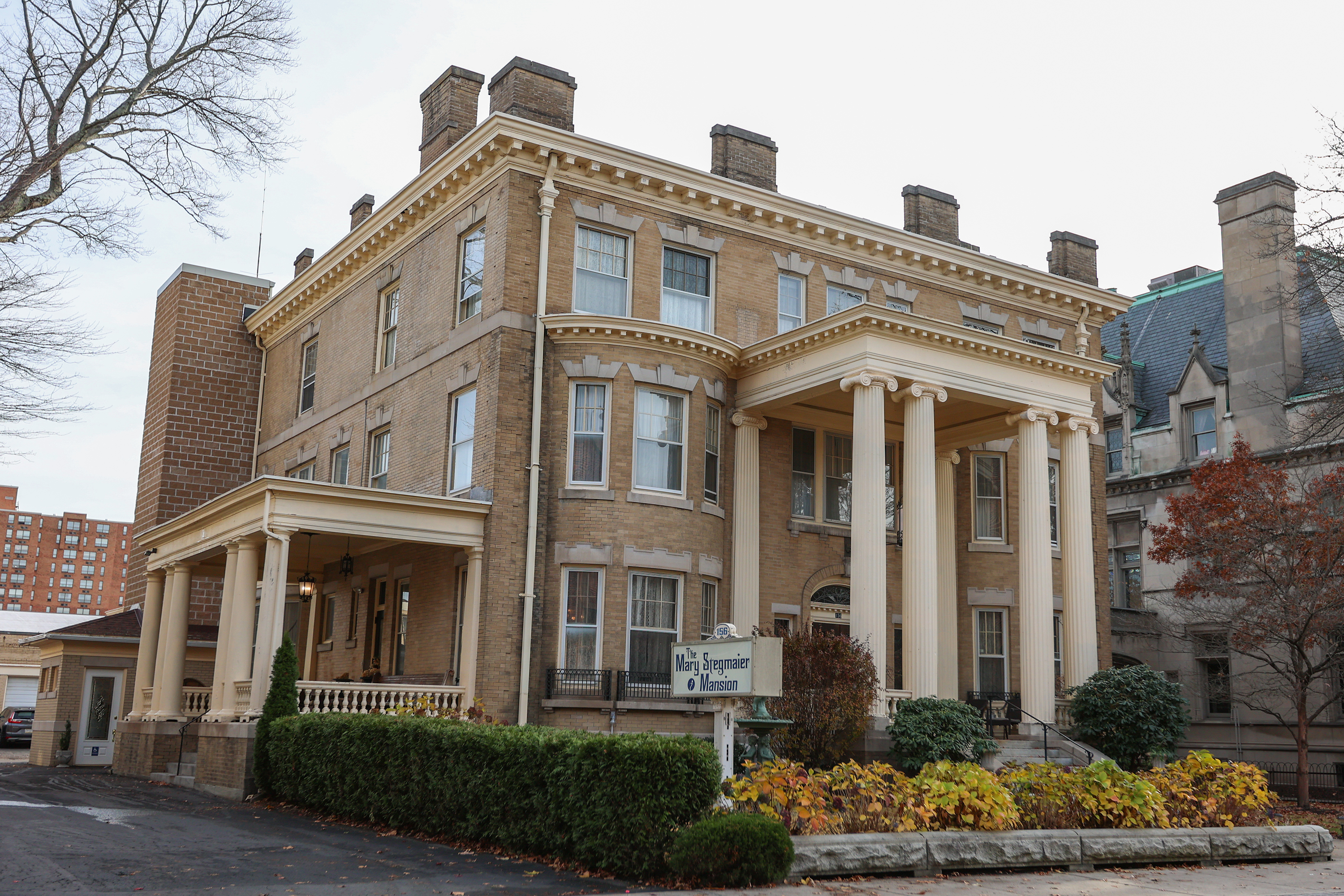 The Mary Stegmaier Mansion in Wilkes-Barre. (Jason Ardan /Staff Photographer)