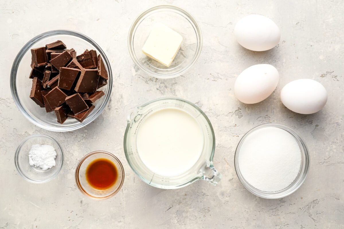 chocolate mousse ingredients