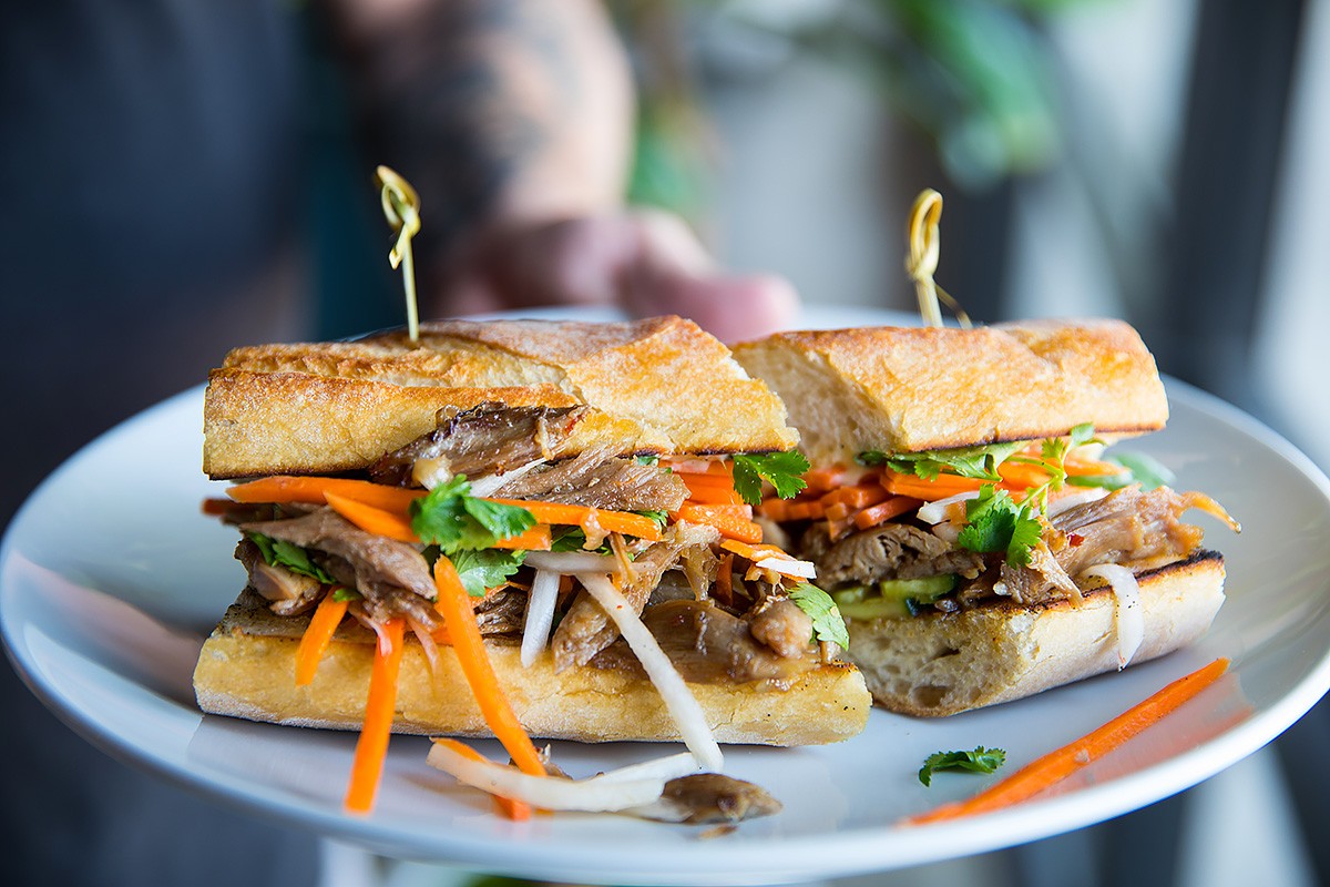 Duck Banh Mi at White Elm Cafe Bakery