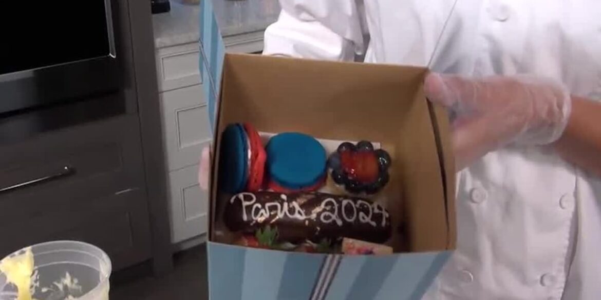 Amelie’s French Bakery offering Olympic-themed dessert box