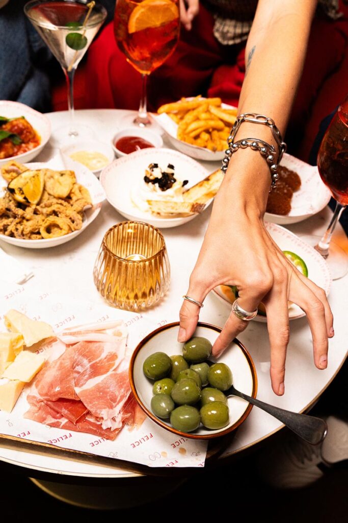 Enjoy aperitivo at Felice. Photo courtesy of Felice
