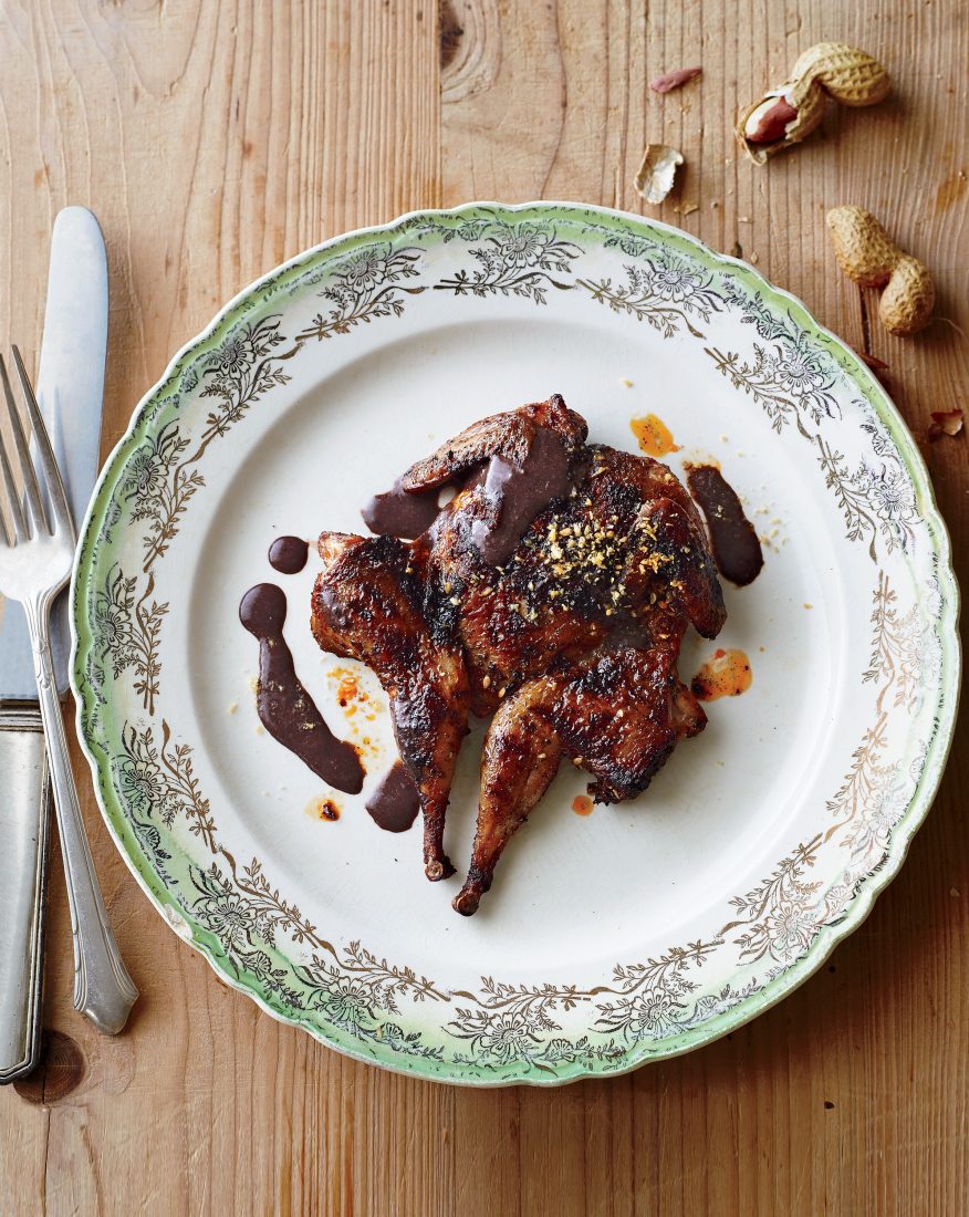 SPICED QUAIL WITH CHOCOLATE GRAVY
A sweet secret from the Ozarks.
> Get the recipe