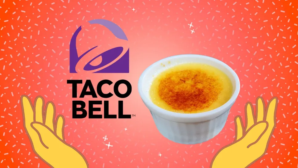 TACO BELL NEW CREME BRULEE CRUNCHWRAP SLIDER