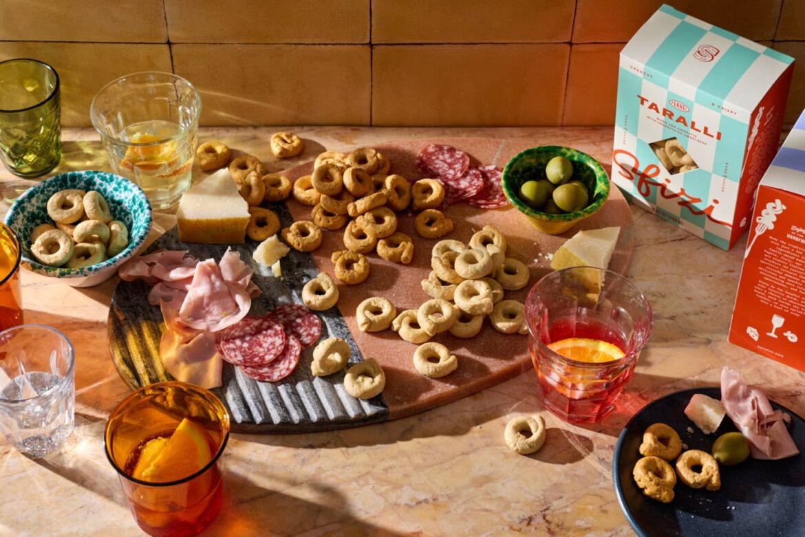 Taralli, a crunchy Italian cracker, from New York company Sfizi.