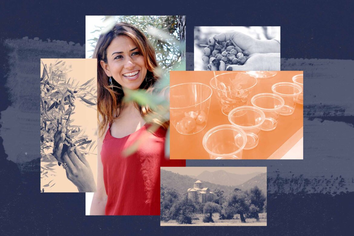 Think you know olive oil? Think again Claudia Hanna-Veysel picking olives.