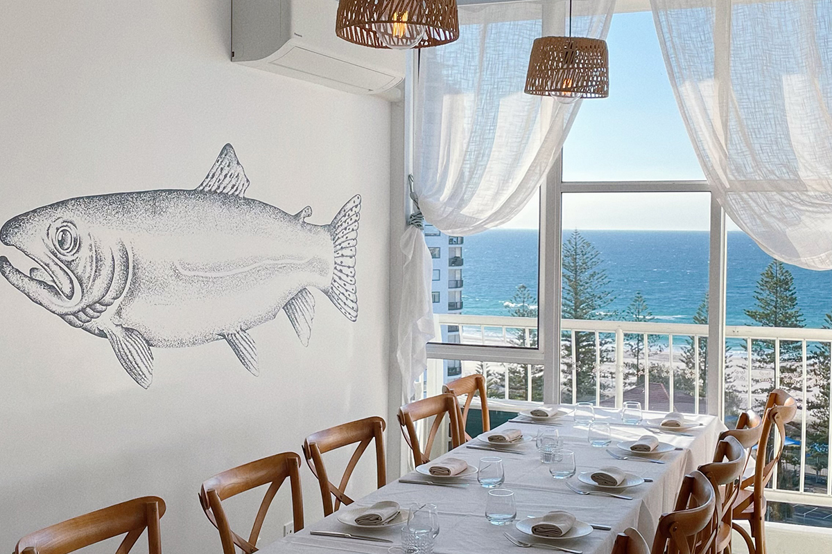 Interior of Cooly Breeze Restaurant and Bar, Coolangatta (image supplied)