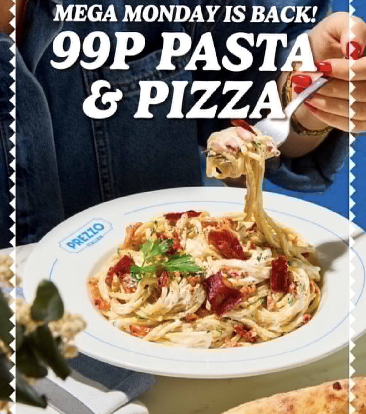 99p mains are back at Prezzo Italian 99p mains are back at Prezzo Italian