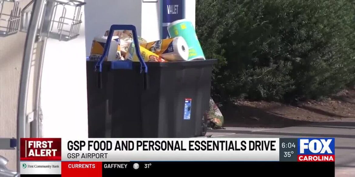 GSP airport hosts food drive for employees during partial government shutdown GSP airport hosts food drive for employees during partial government shutdown