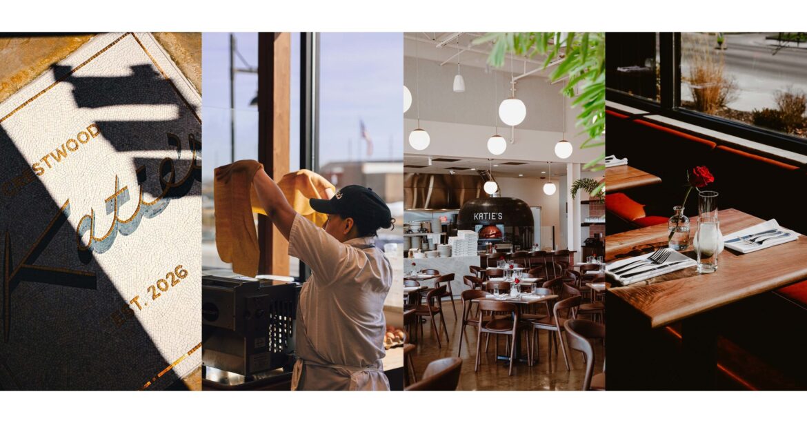 KATIE'S PIZZA & PASTA EXPANDS WITH DESIGN-FORWARD CRESTWOOD RESTAURANT