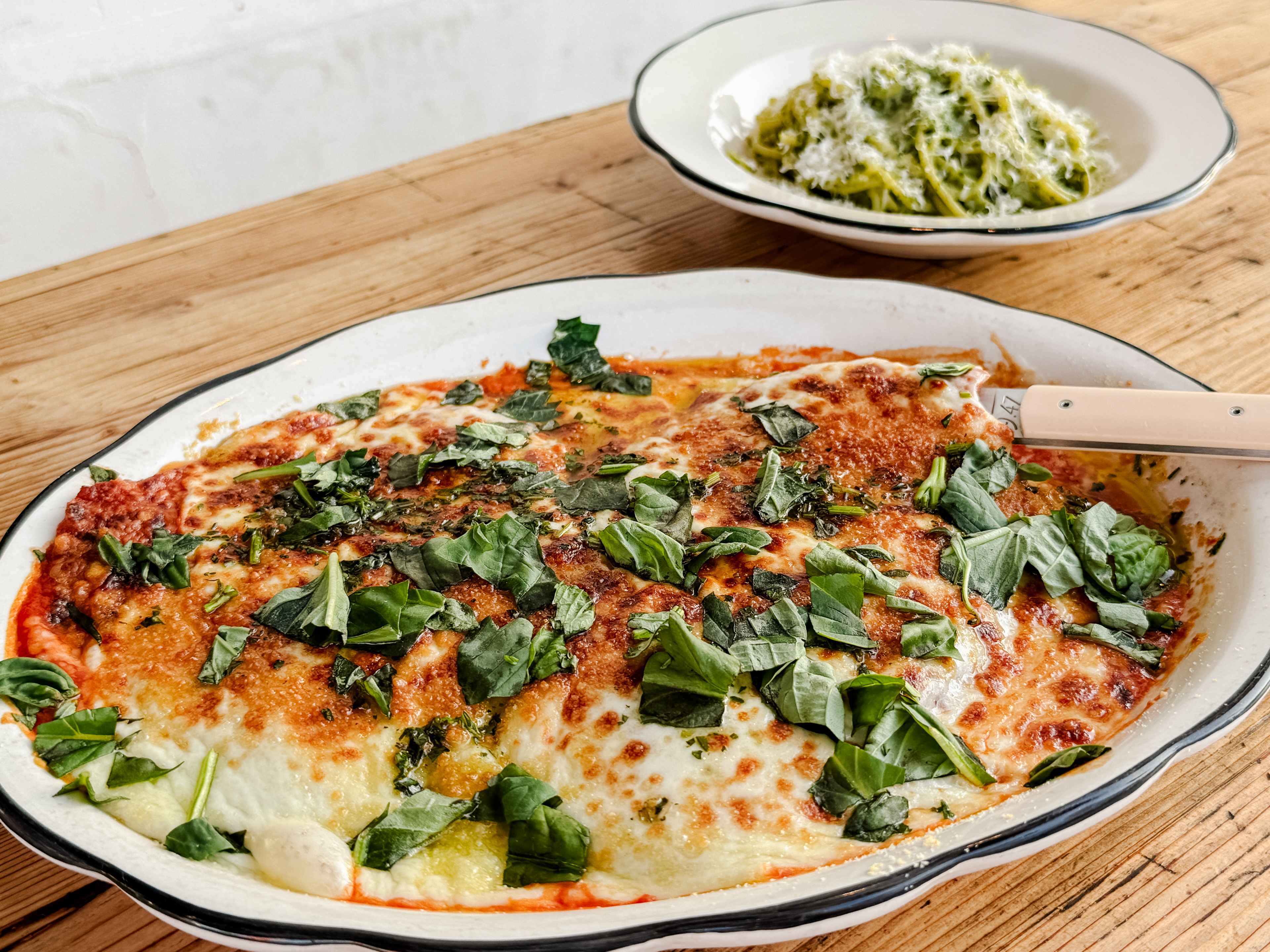 The chicken parm at Marvin.