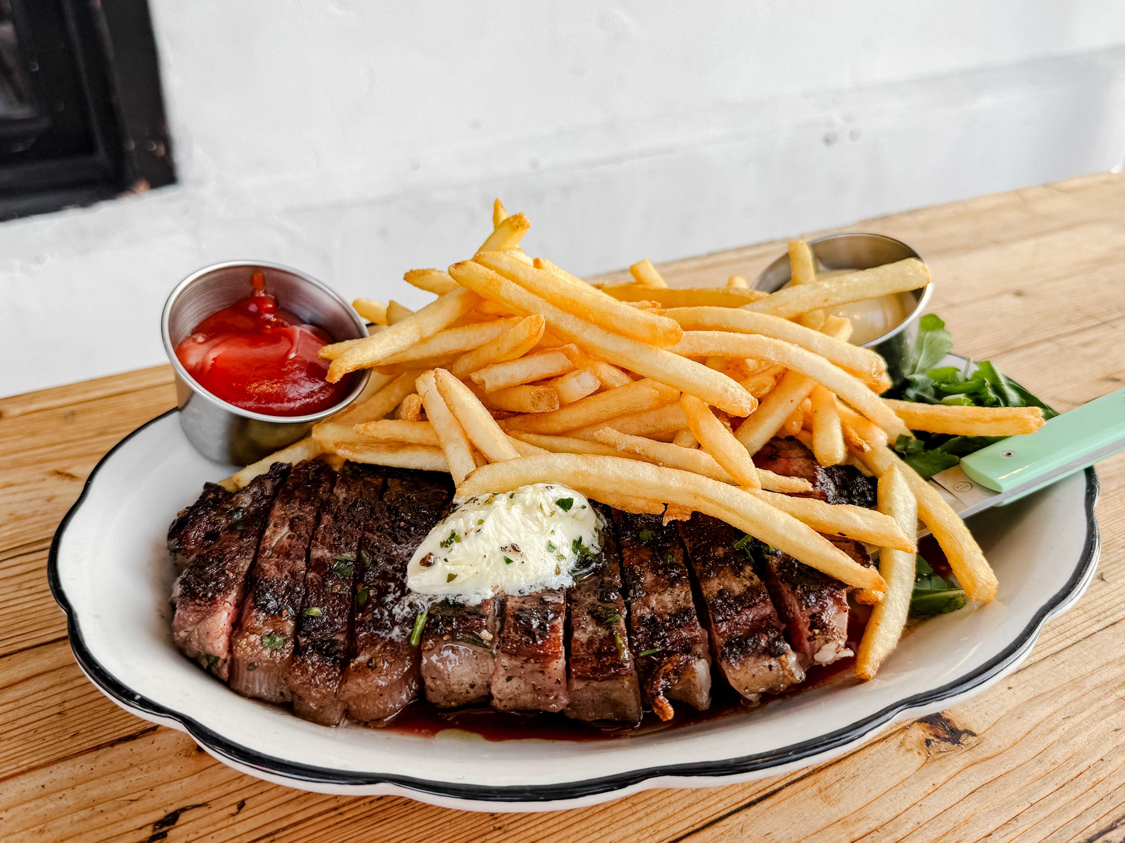 Steak Frites at Marvin.