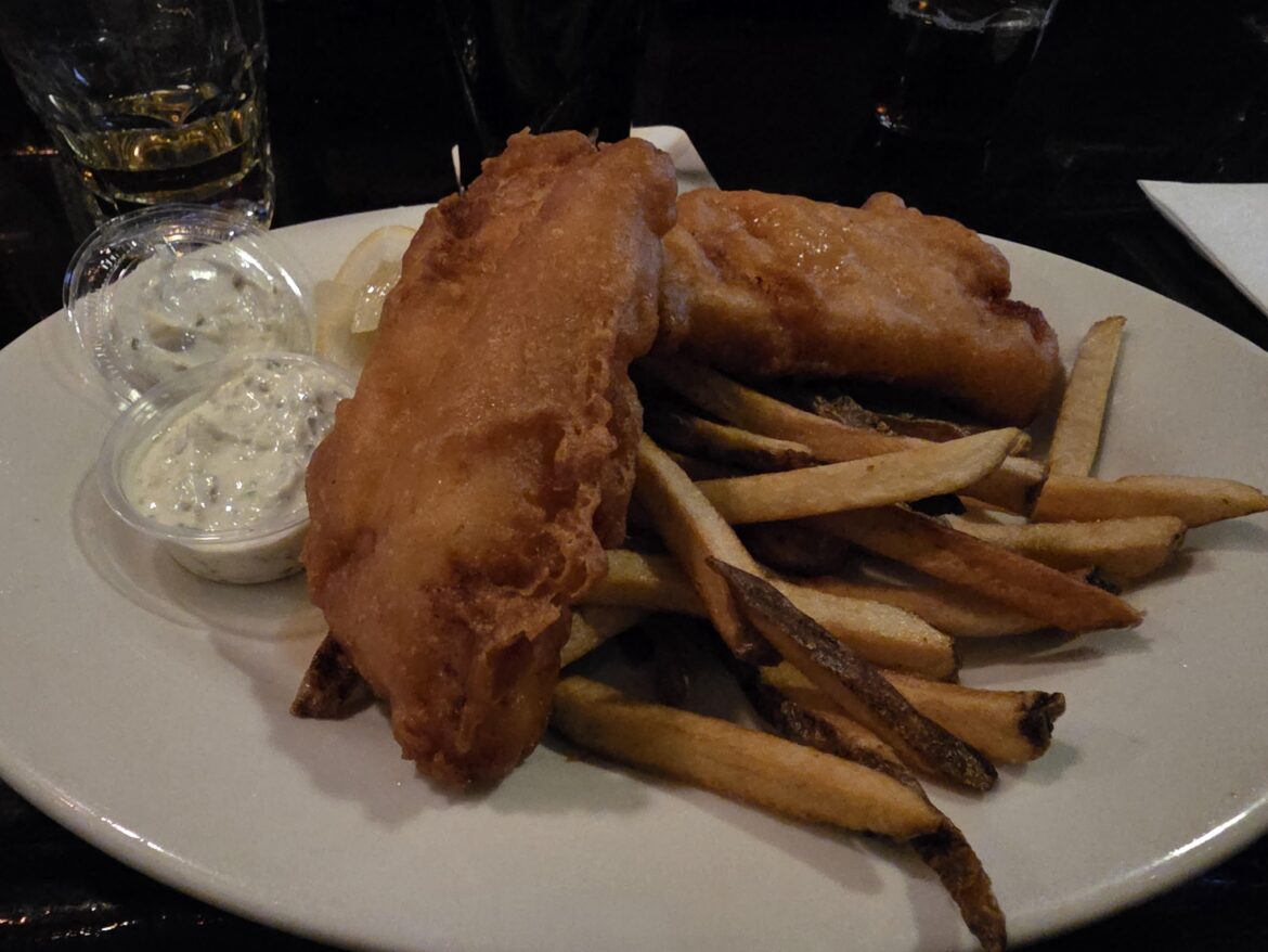 Fish and chips @ Irish Times