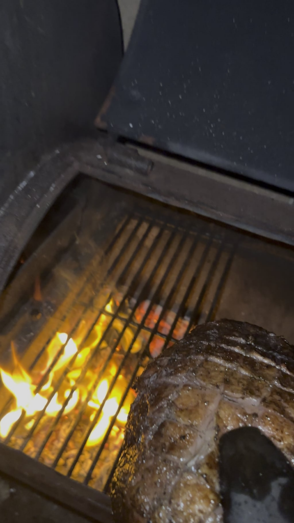 Searing a prime picanha roast