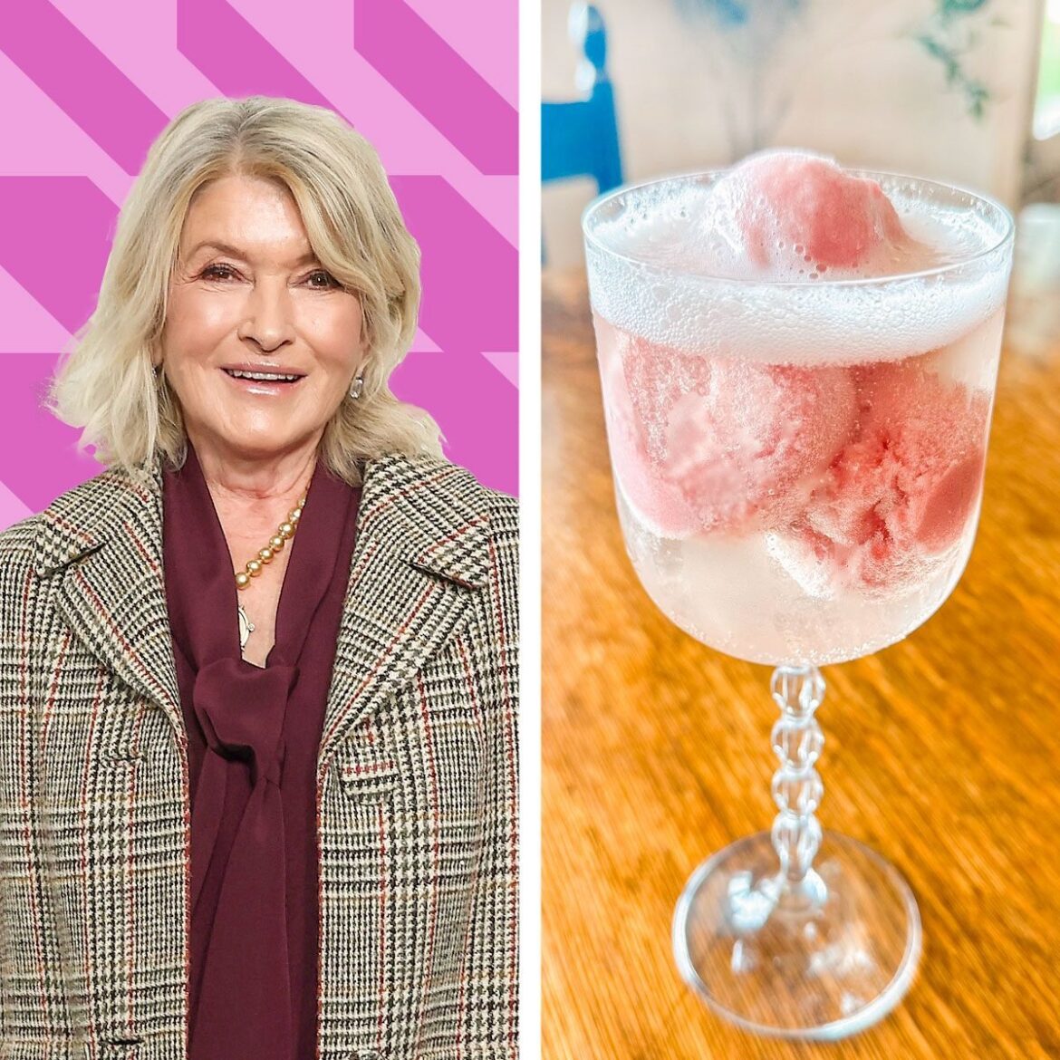 Martha Stewart's Sorbet Cocktail Is Perfect for Spring